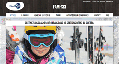 Desktop Screenshot of fami-ski.org